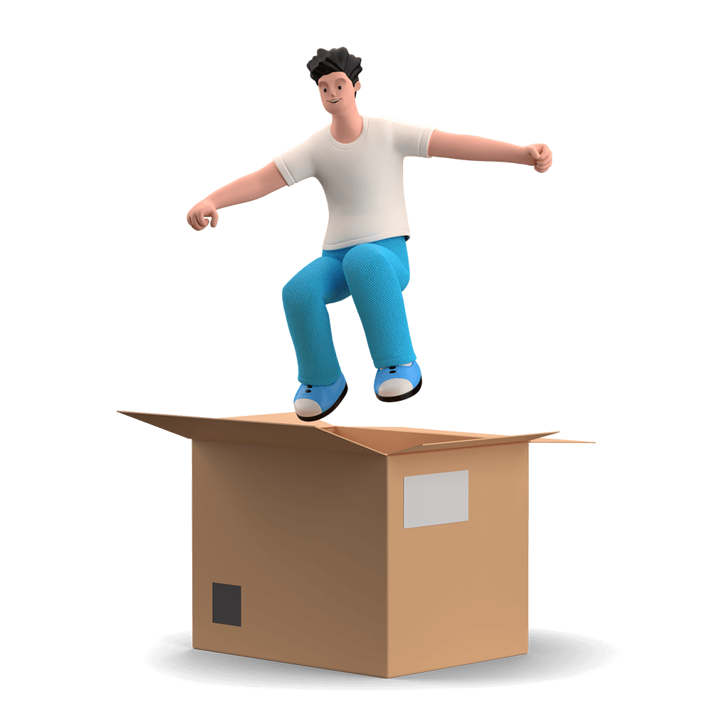 delivery, character builder _ out of the box, box, package, logistic, man.png